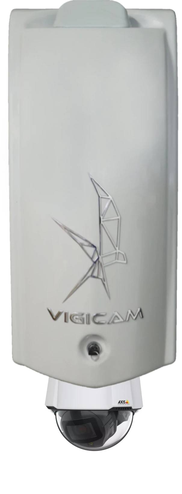 Caméra Nomade VIGICAM II© HIRONDELLE équipée d'une mini-dôme VPI AXIS P3275-LVE-10