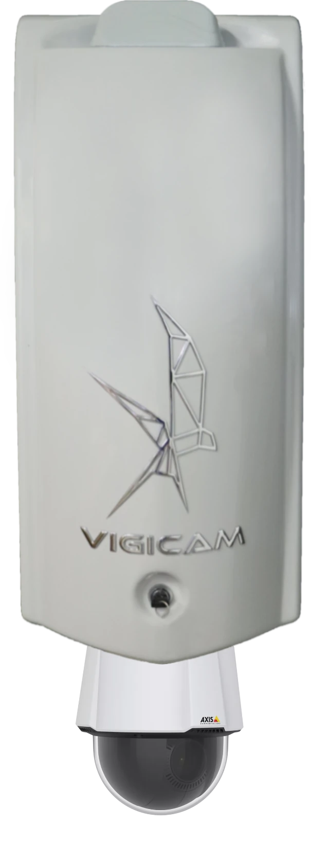 Caméra Nomade VIGICAM II© HIRONDELLE équipée d'un dôme PTZ AXIS P5654-E Mk II
